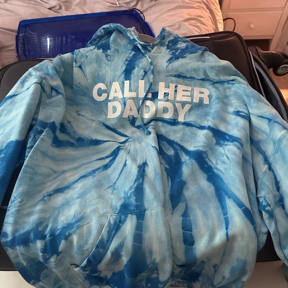 Blue Tie-Dye Hoodie